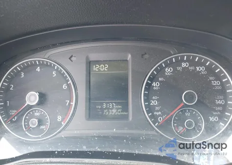 2012 Volkswagen Passat 2.5L S из США, поврежденный, VIN 1VWAP7A37CC016083